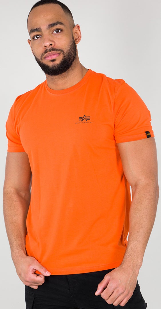 Alpha Industries Basic T Small Logo T-Shirt orange/grå 5XL Figur 1
