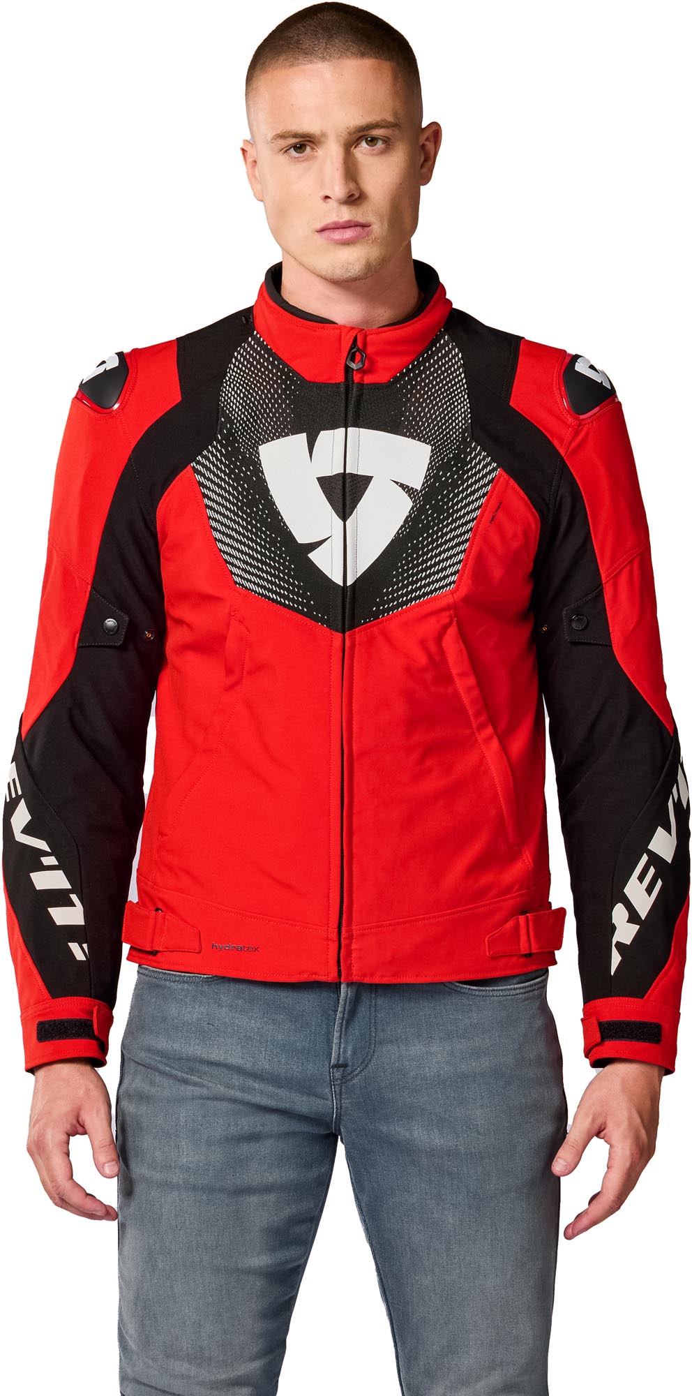 Revit Hyperspeed 3 H2O waterproof Motorcycle Textile Jacket red/black M Figure 3