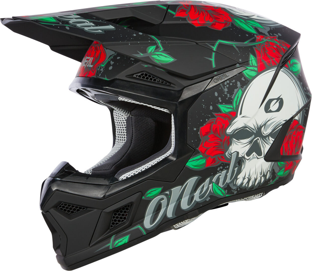 Oneal 3SRS Melancia cască multicoloră de motocross pentru copii Y/M (50/51) Figura 2