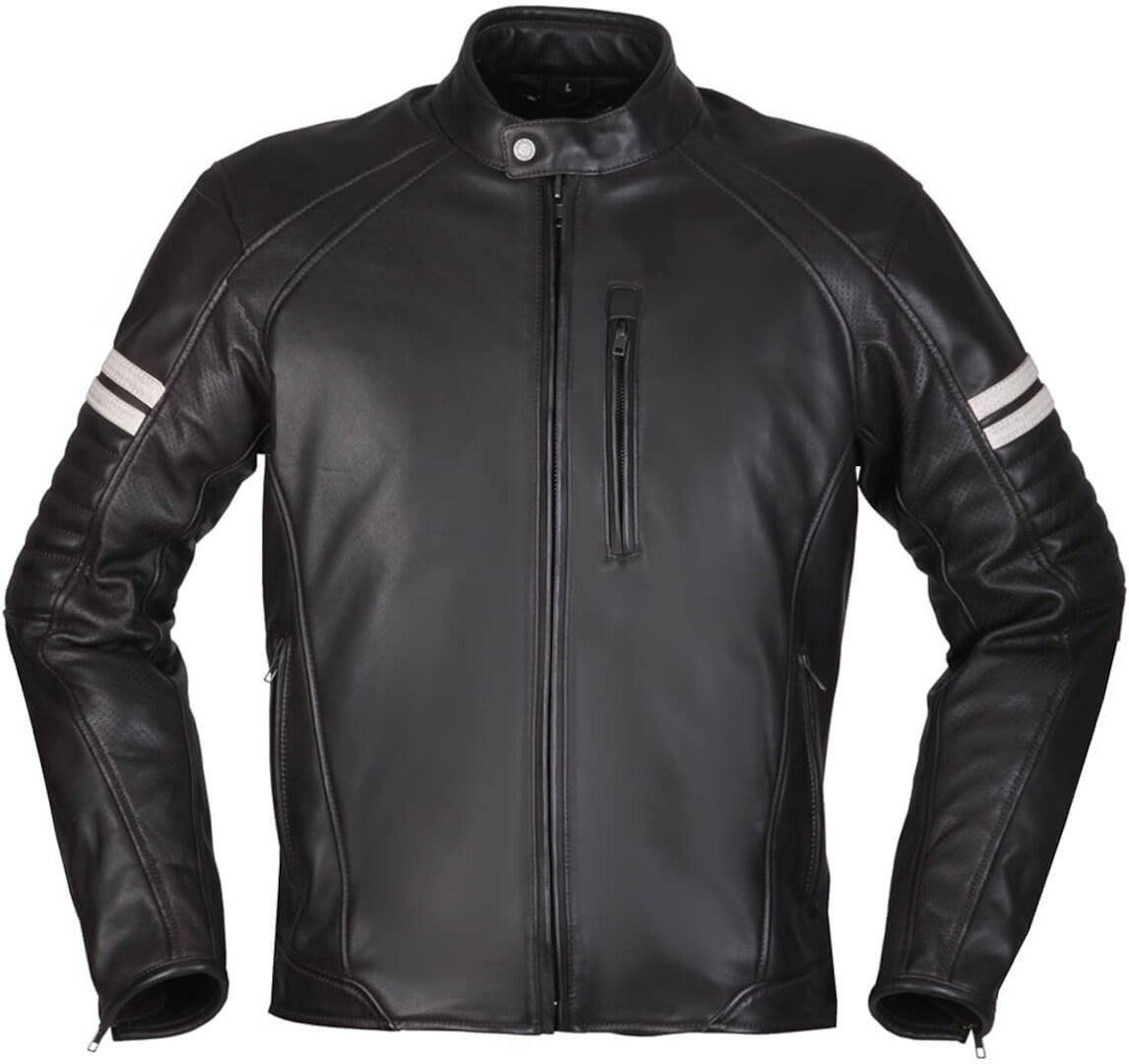 Modeka August 75 Motorrad Lederjacke schwarz/weiß 3XL Abbildung 1