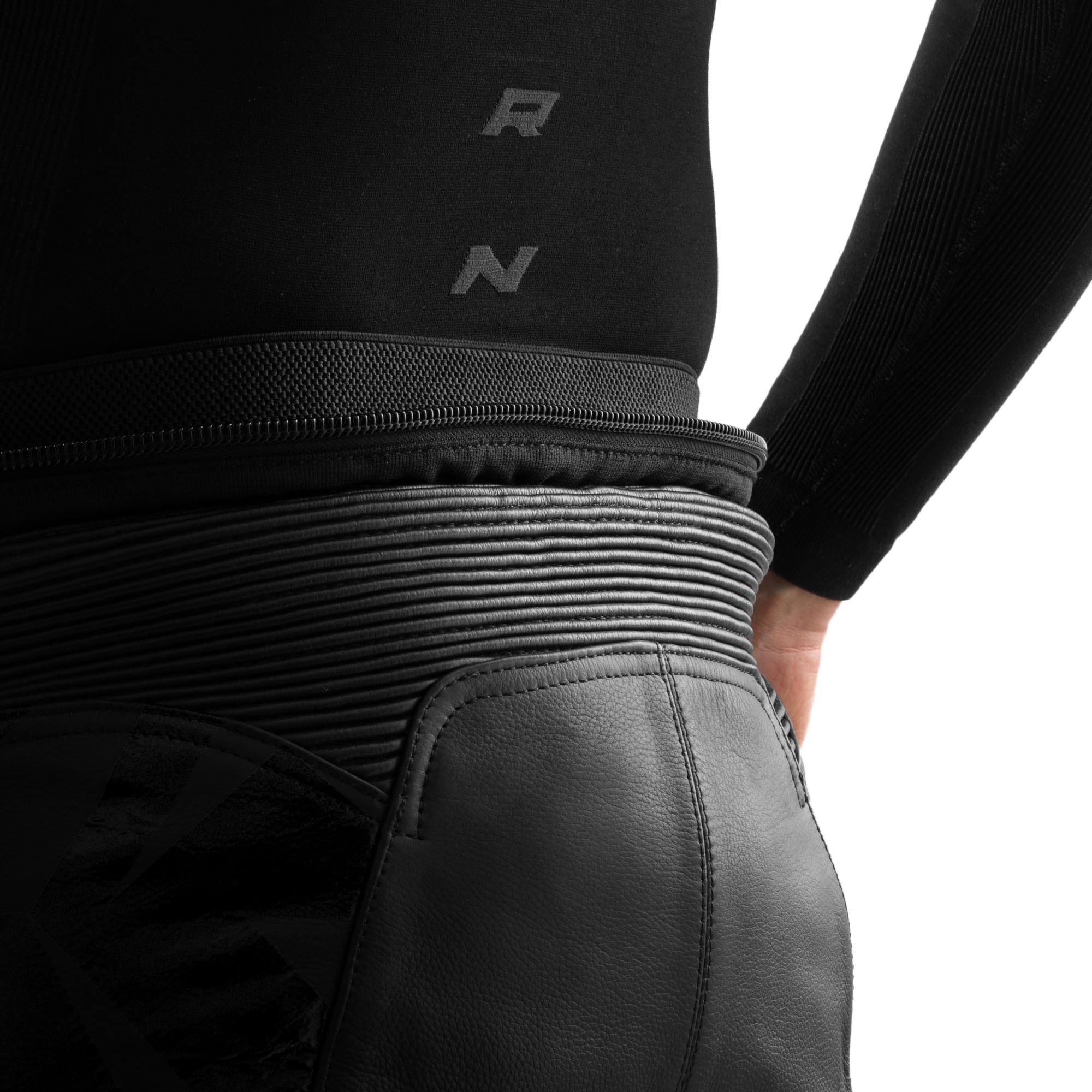 Side view of Rebelhorn Inferno Motorcycle Leather Pants