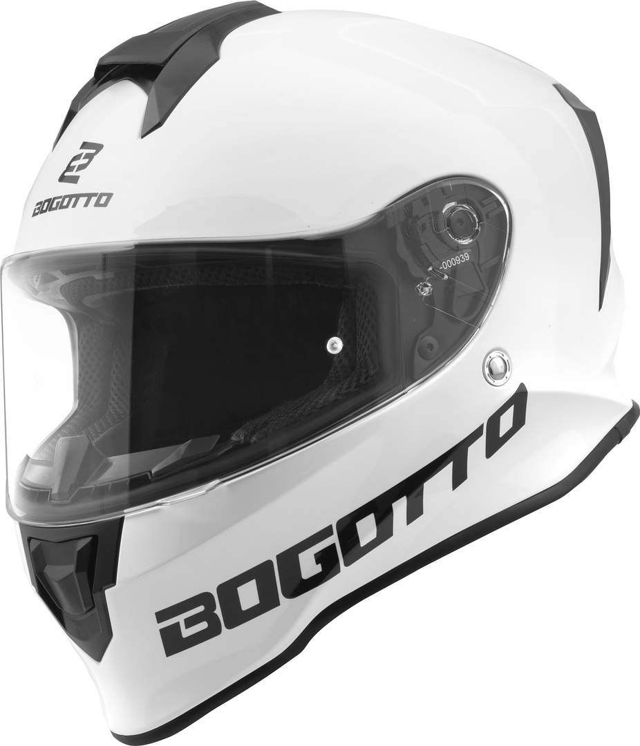Bogotto H151 Solid Hjelm hvid S Figur 9