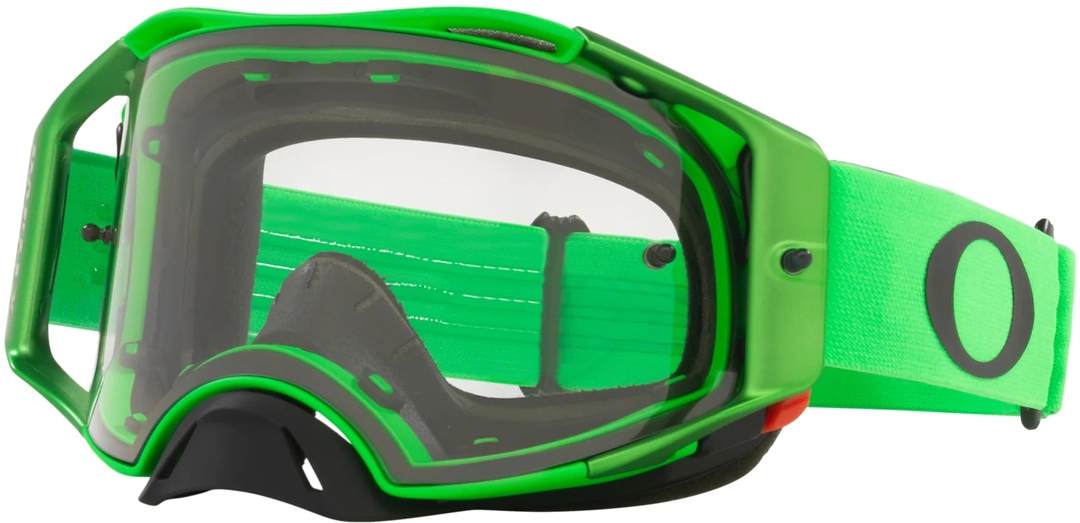 Oakley Airbrake Clear Motocross Goggles green/black ▻ shop now at Oakley Airbrake Clear Motocross Goggles green/black ▻ shop now at
