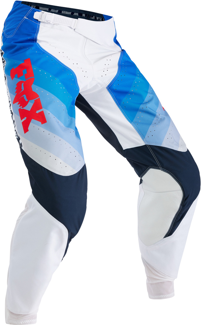 FOX 360 Fade Pantalons de motocross Blanc/bleu 32 Figure 1