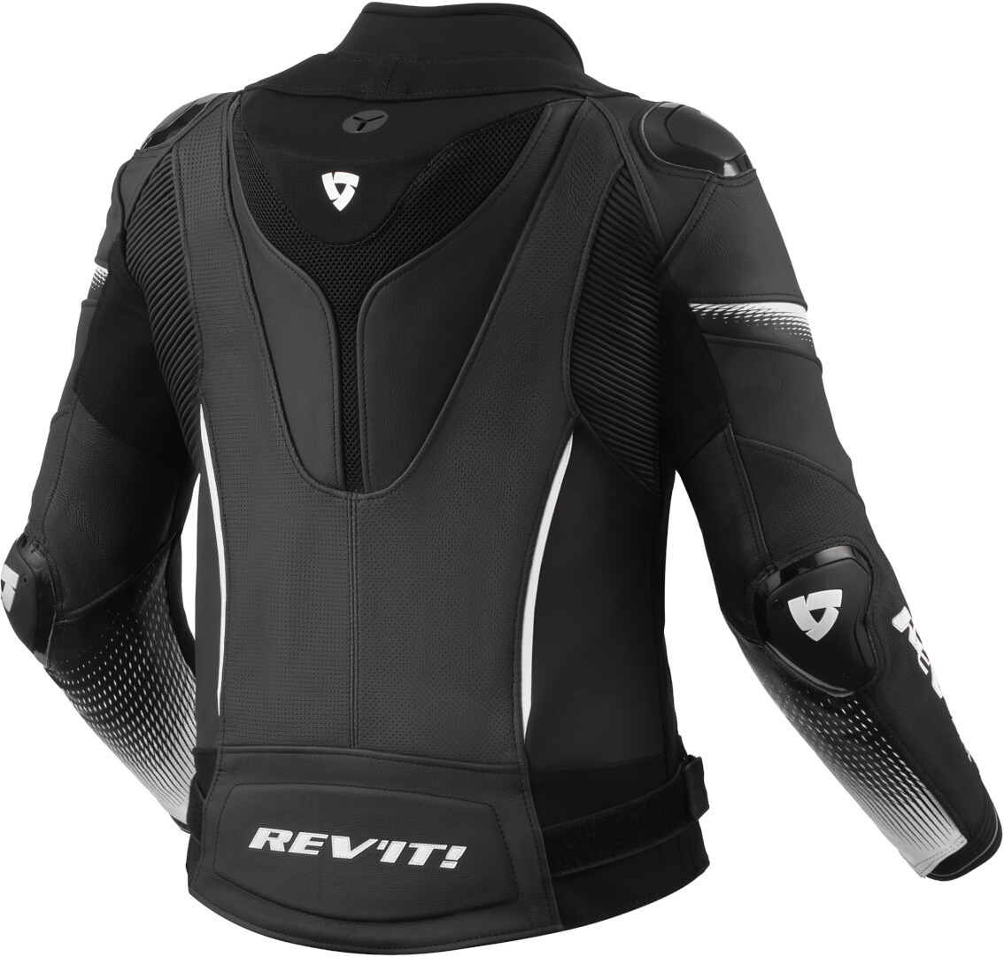 Revit Xena 4 Pro Jachetă de piele pentru motociclete pentru doamne alb/negru 44 Figura 2