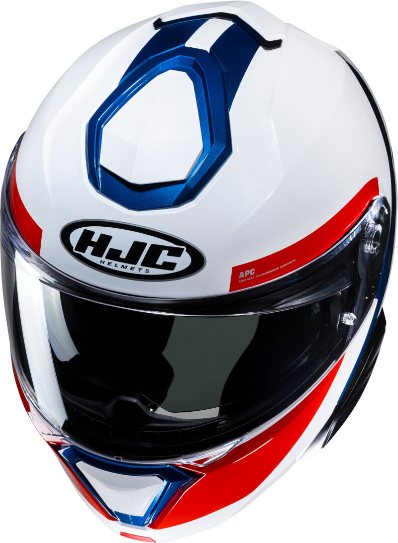 HJC i91 Bina Cască Alb/Albastru/Roșu S (55/56) Figura 5