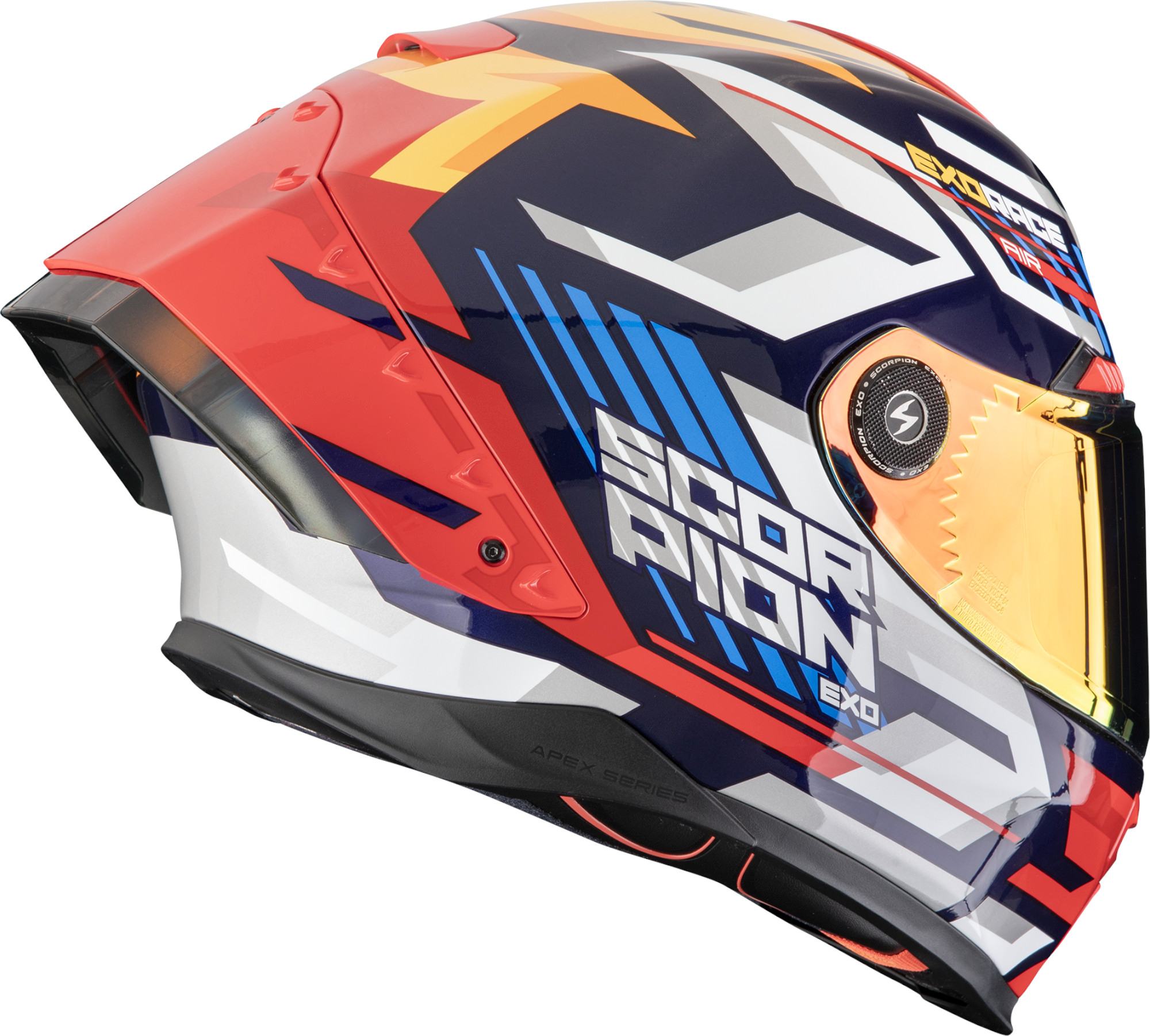 Scorpion EXO-Race Air Kobra Hjälm röd/vit/blå XS (53/54) Figur 3
