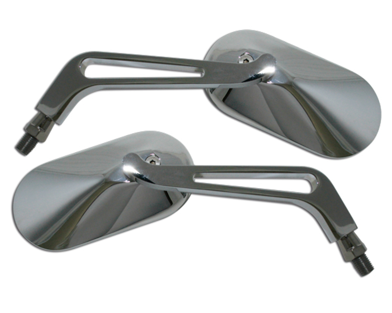 HIGHSIDER smart Styre Spegel Krom Oval (Par) Figur 4
