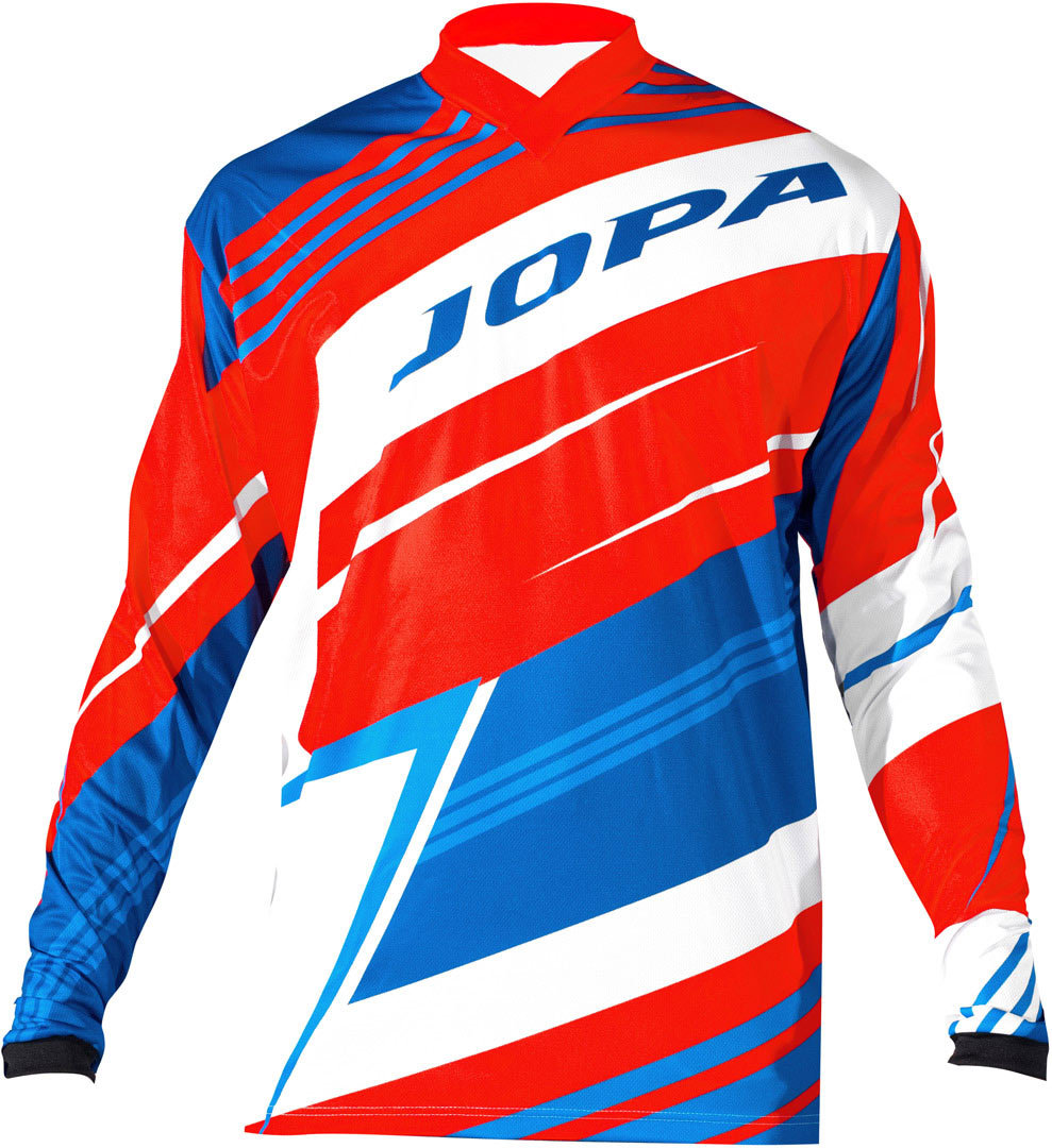 Jopa Fixion MX/BMX Jersey vermelho/azul M Figura 1