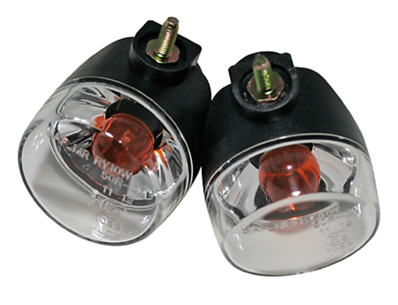 HIGHSIDER Smart ATV Lampa Indikator Hus Svart / Objektiv Klar (Par), Fram & Bak Figur 2