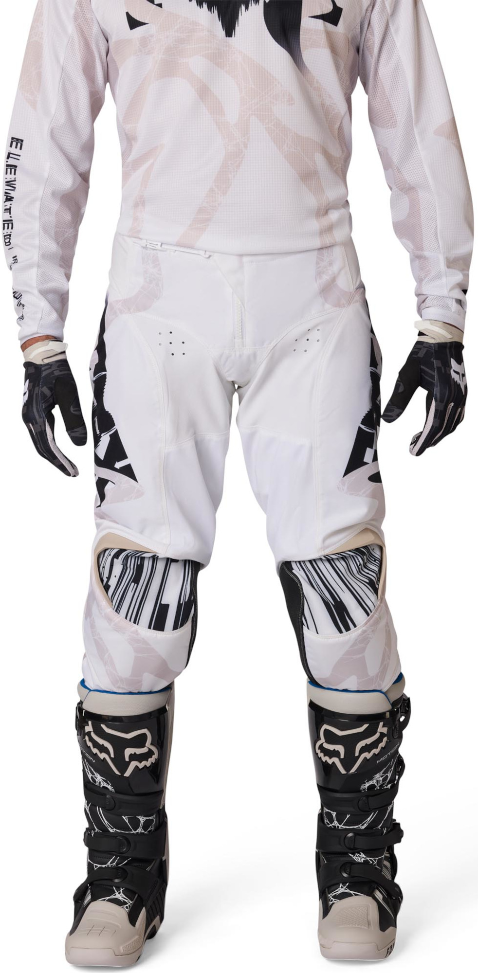 FOX 180 Diffuse Special Edition Pantalon de motocross Blanc/Noir 38 Figure 3