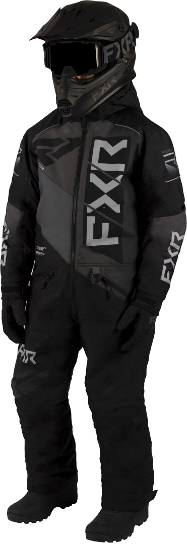FXR Helium 2023 Costumul de snowmobil Youth One Piece Negru/gri 10 Figura 1