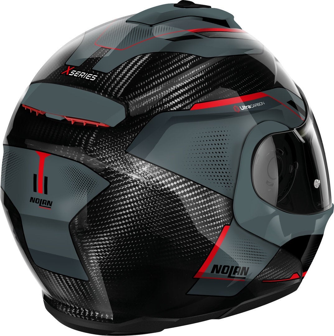 Nolan X-1005 Ultra Carbon Undercover N-Com Capacete cinza/vermelho M (58) Figura 4