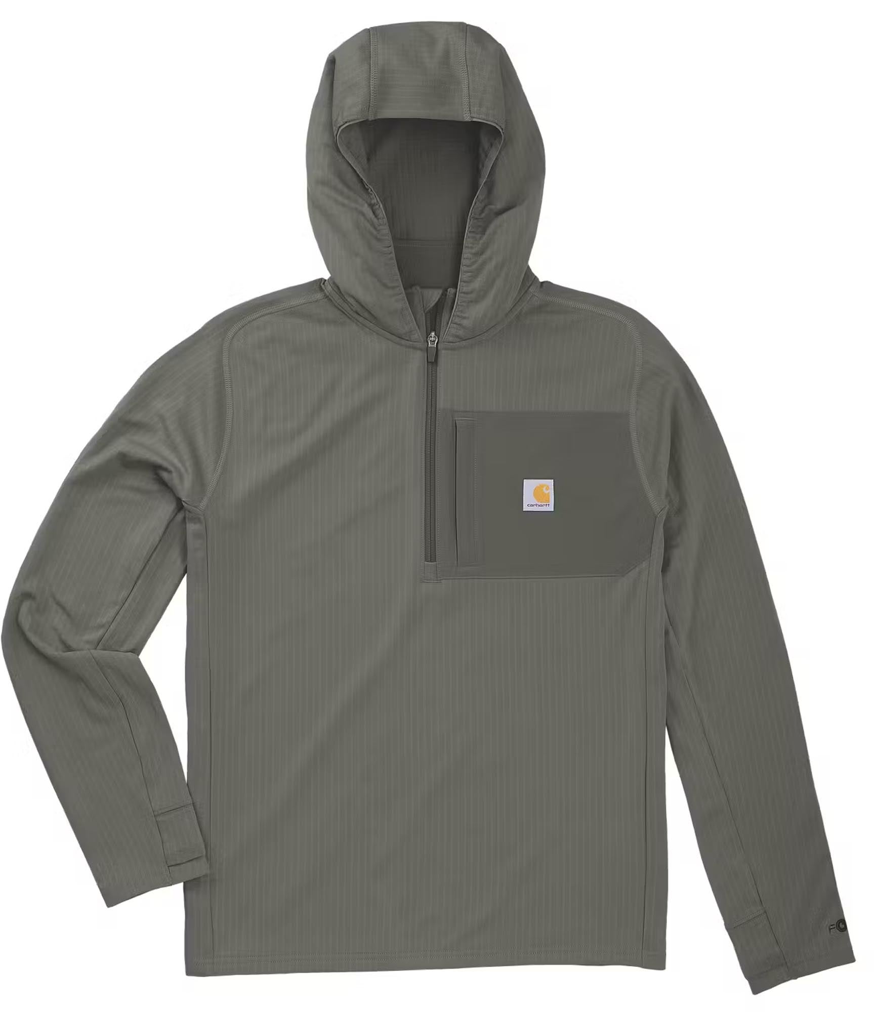 Carhartt Force Ironwood Relaxed Half-Zip Mikina olivová/zelená L Obrázek 1