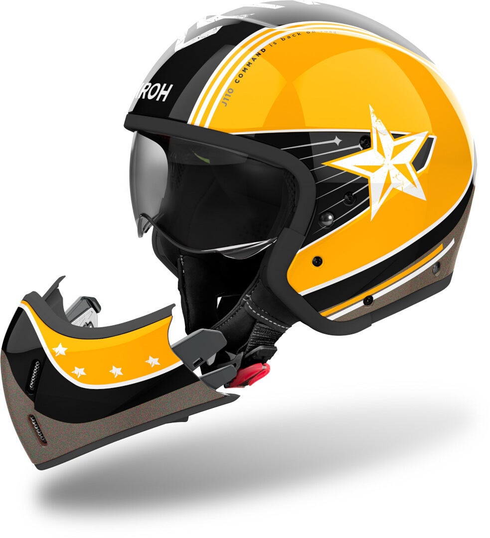 Airoh J110 Command Casco Jet amarillo/negro/blanco XXL (63) Figura 2