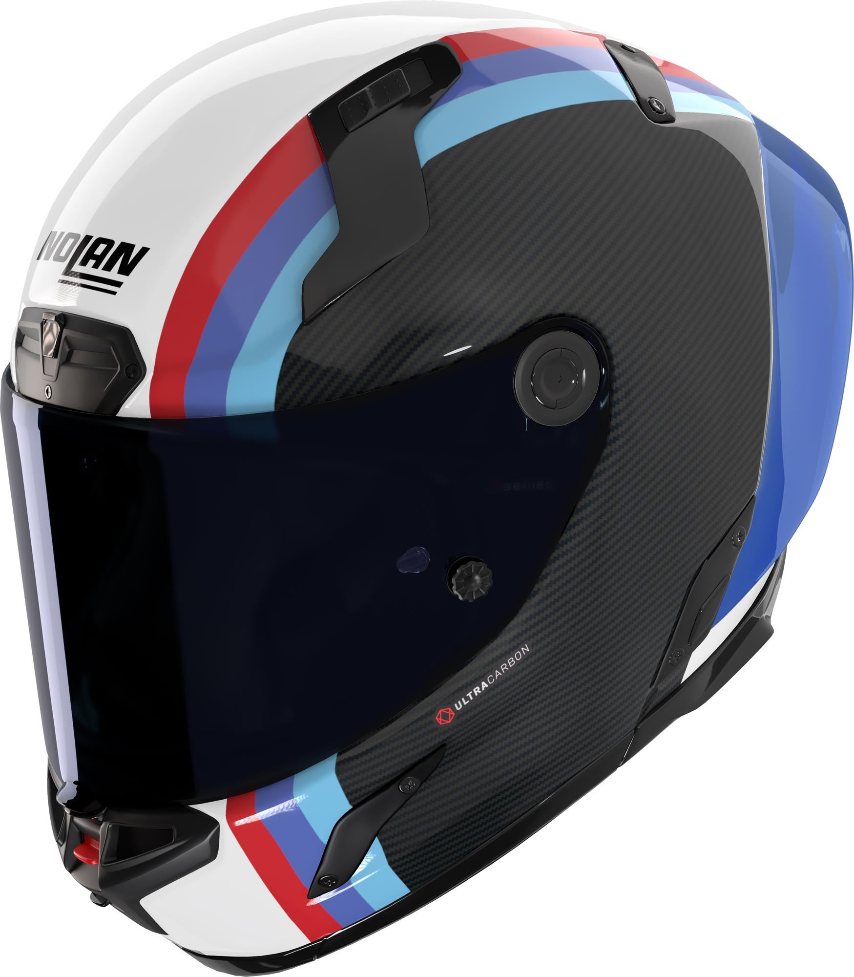 Nolan X-804 RS Ultra Carbon Gemini Helma černá/šedá/červená XXS (54) Obrázek 1
