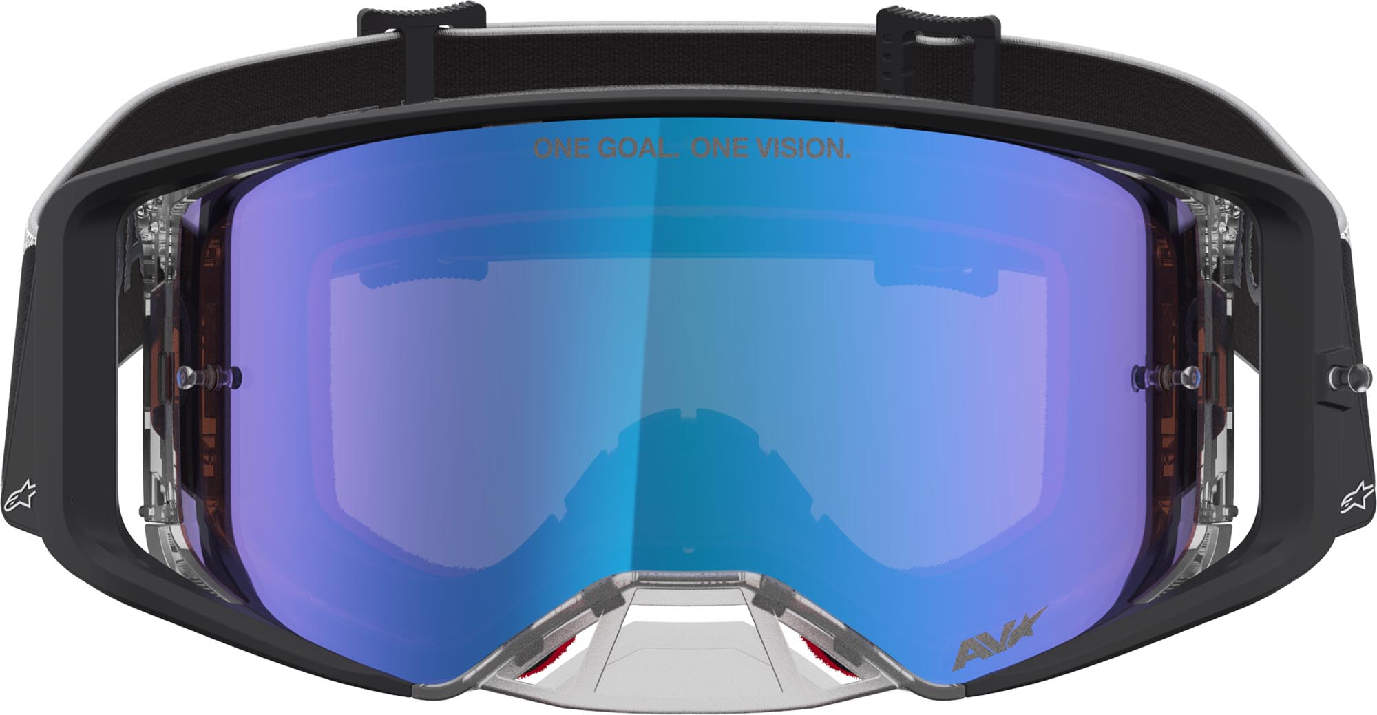 Alpinestars Supertech Atrox Mirror Motocross Brille schwarz/silber Abbildung 3