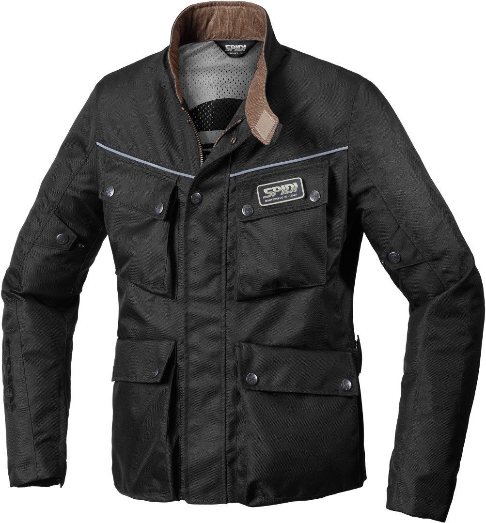 Spidi Originals Enduro Motorcykel Textil Jacka svart S Figur 1