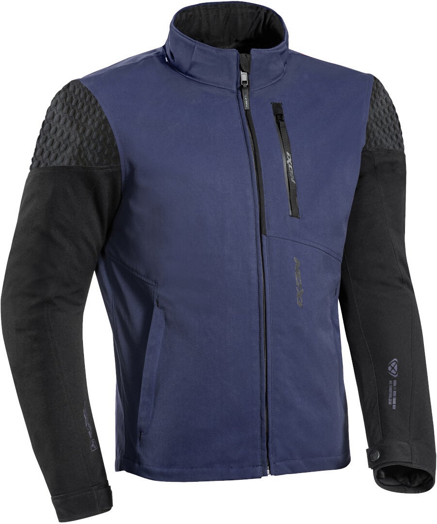 Ixon Brixton Motorcycle Textile Jacket dark blue/black 3XL Figure 1