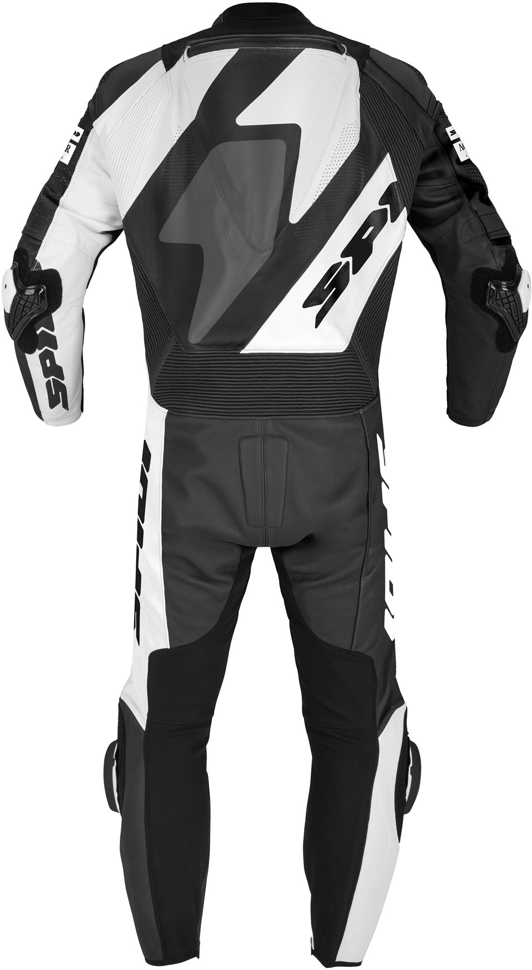 Spidi Gran Premio Pro perforated One Piece Motorcycle Leather Suit black/white 48 Figure 2