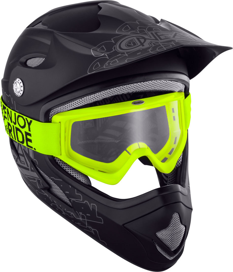 Oneal B-Zero Ochelari de motocross Galben neon Figura 2