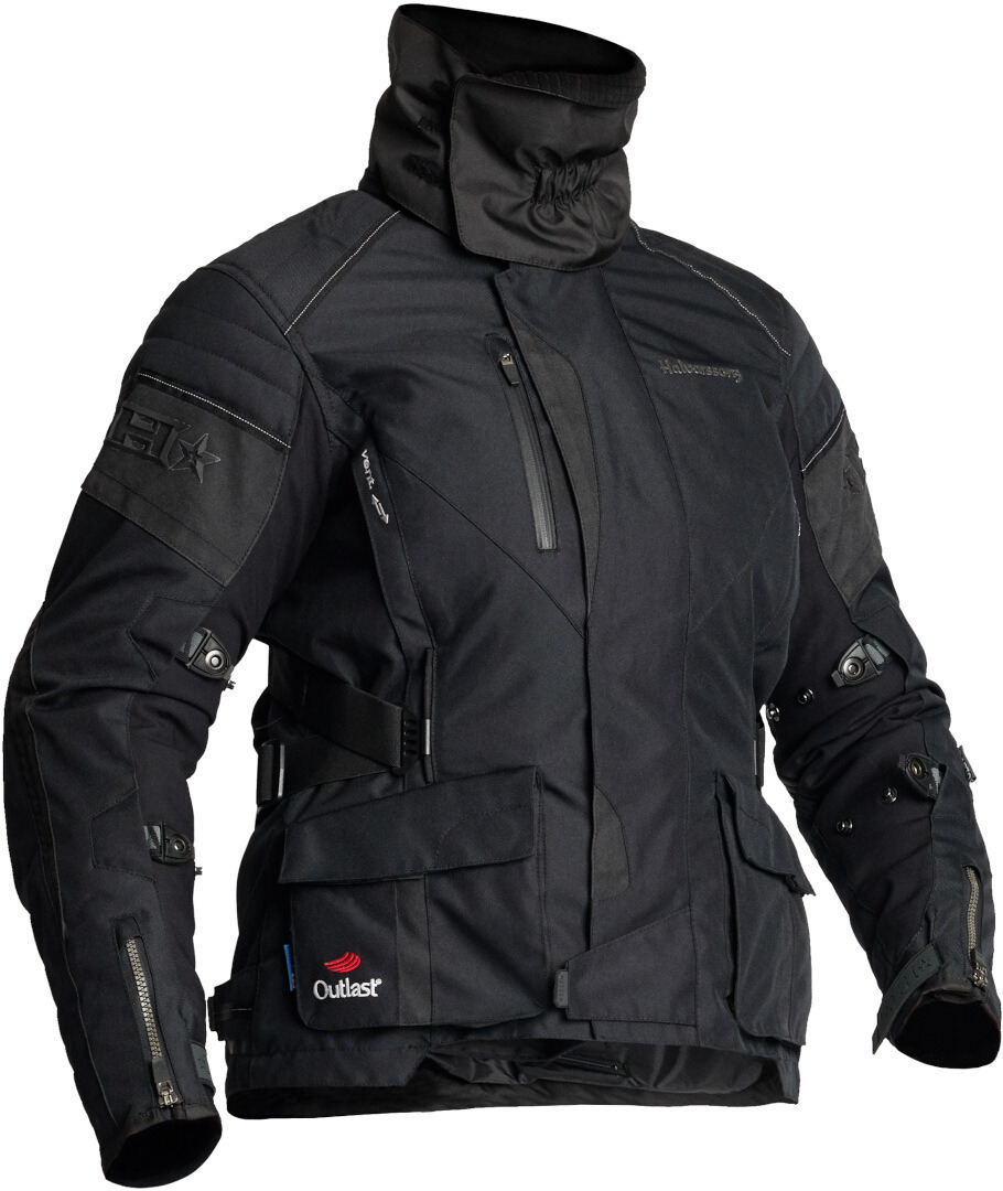 Halvarssons Wien waterproof Ladies Motorcycle Textile Jacket black 48 Figure 1