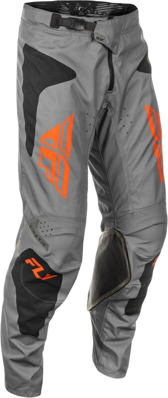 FLY Racing Kinetic SYM Byxor - Grå/Orange/Svart Figur 1