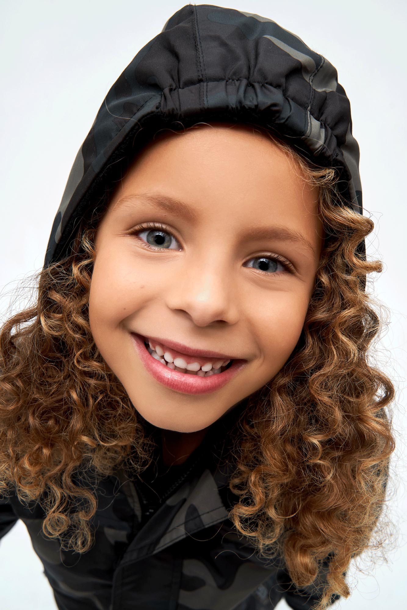 Brandit Frontzip Windbreaker Kinderjas Donkere camouflage 146-152 Figuur 6