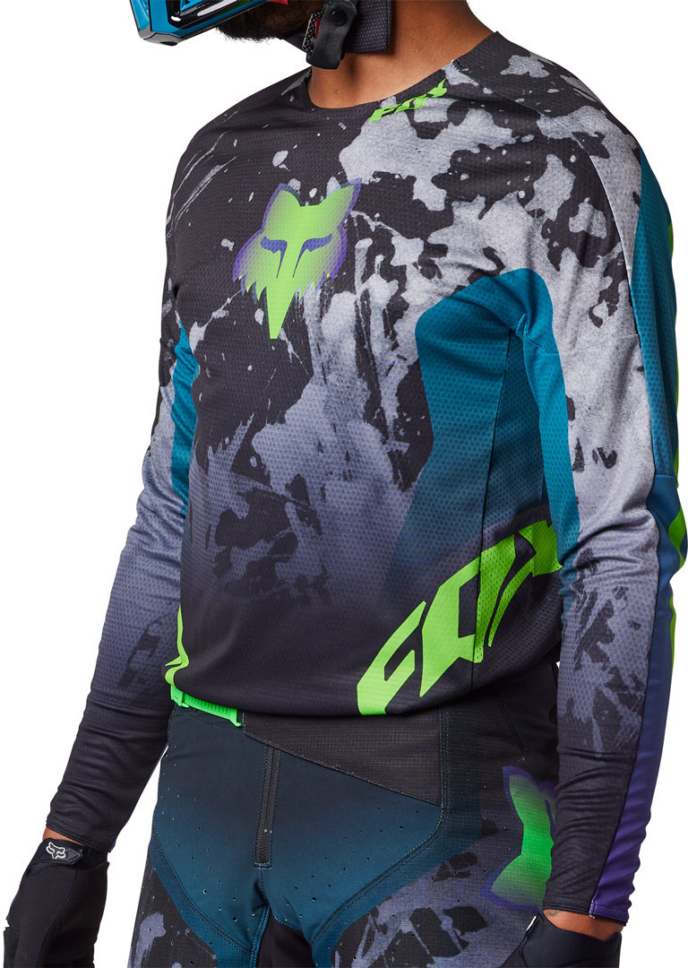 FOX 360 Dkay Motocross trøje blå L Figur 6
