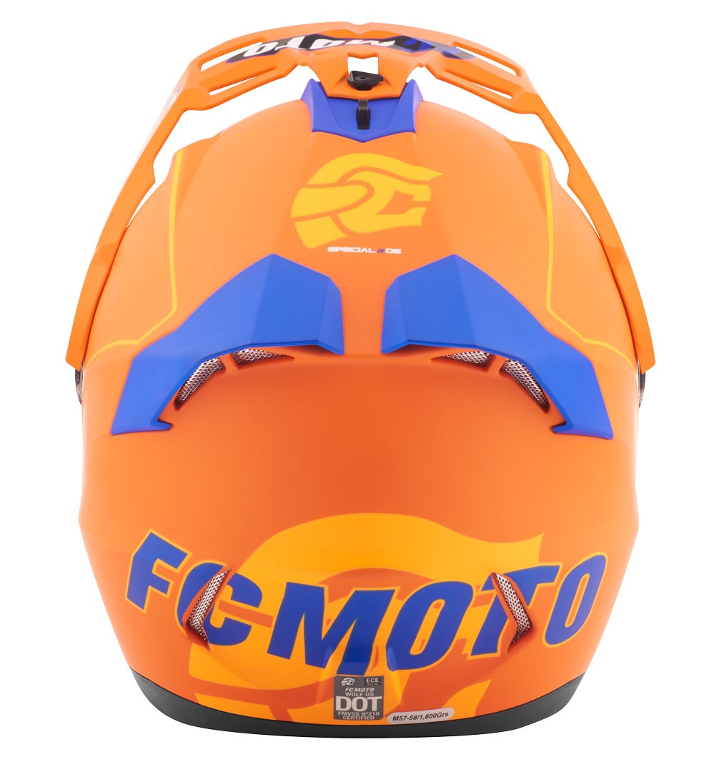 FC-Moto Merkur Pro Straight Enduro Helmet orange matt L Figure 11