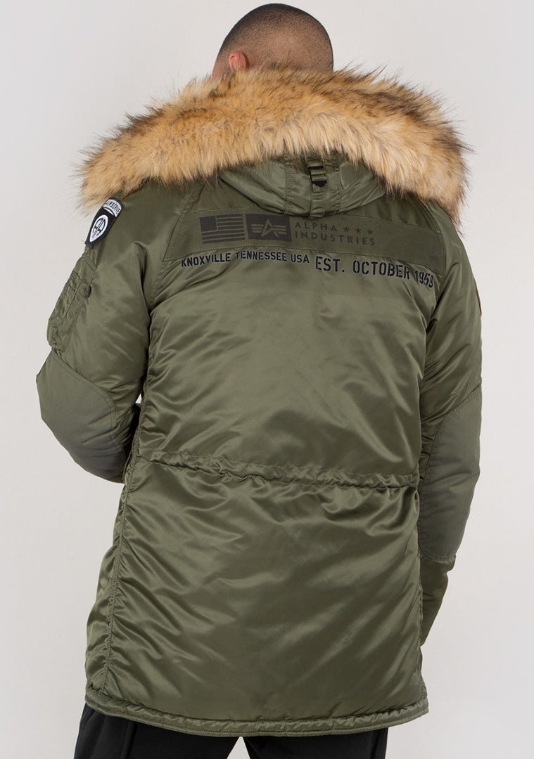 Alpha Industries N3B Airborne Jacke dunkelgrün XL Abbildung 4