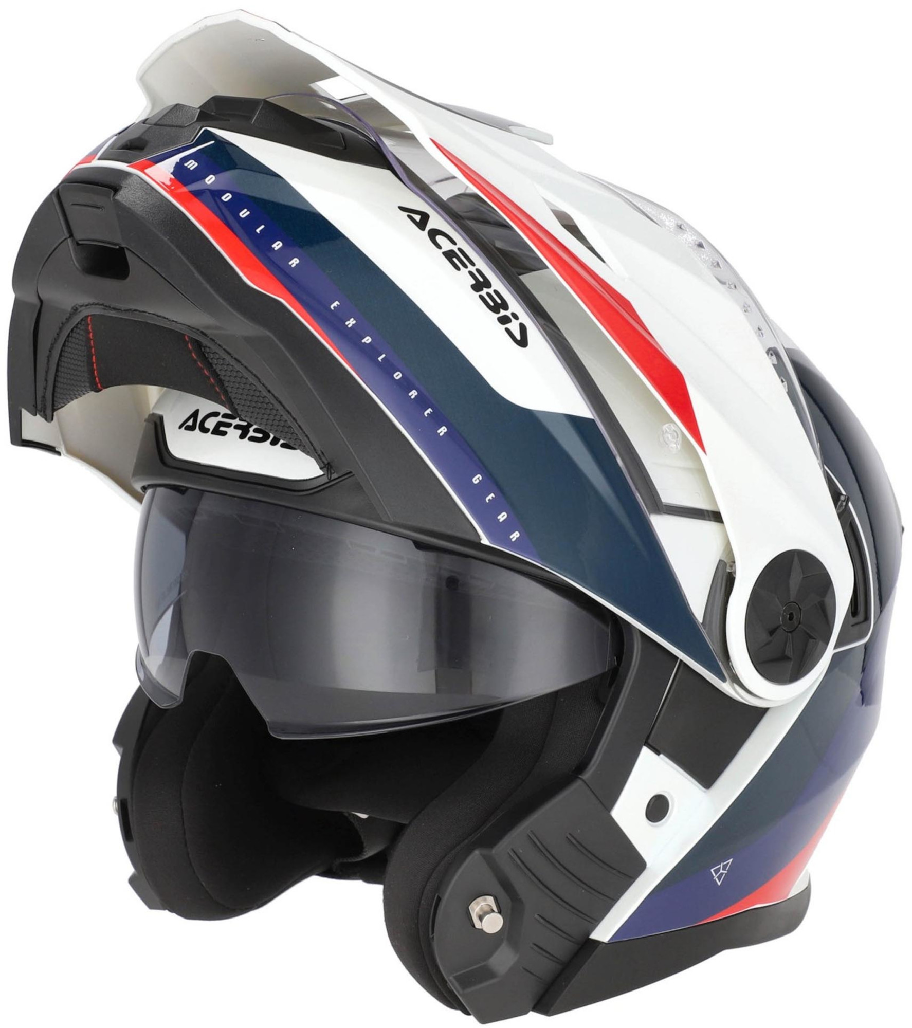 Acerbis Rider Logo Helmet white/blue/red M (57/58) Figure 7