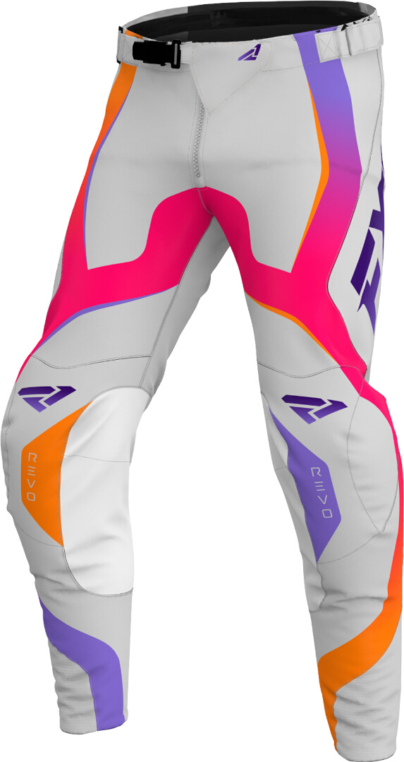 FXR Revo 2025 Motocross Byxor orange/lila 28 Figur 1
