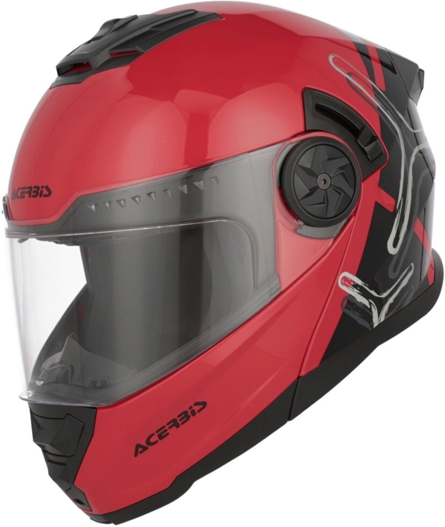 Acerbis Rider Graphic Klapphelm rot/schwarz M (57/58) Abbildung 1
