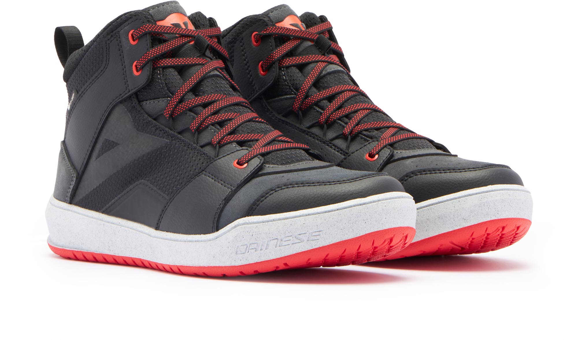 Dainese Suburb D-WP 2.0 Chaussures de moto imperméables Noir/Blanc/Rouge 47 Figure 1
