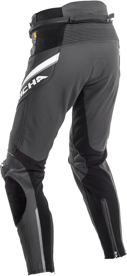 Richa Viper 2 Street perforated Motorcycle Leather Pants black/white 48 Figure 2