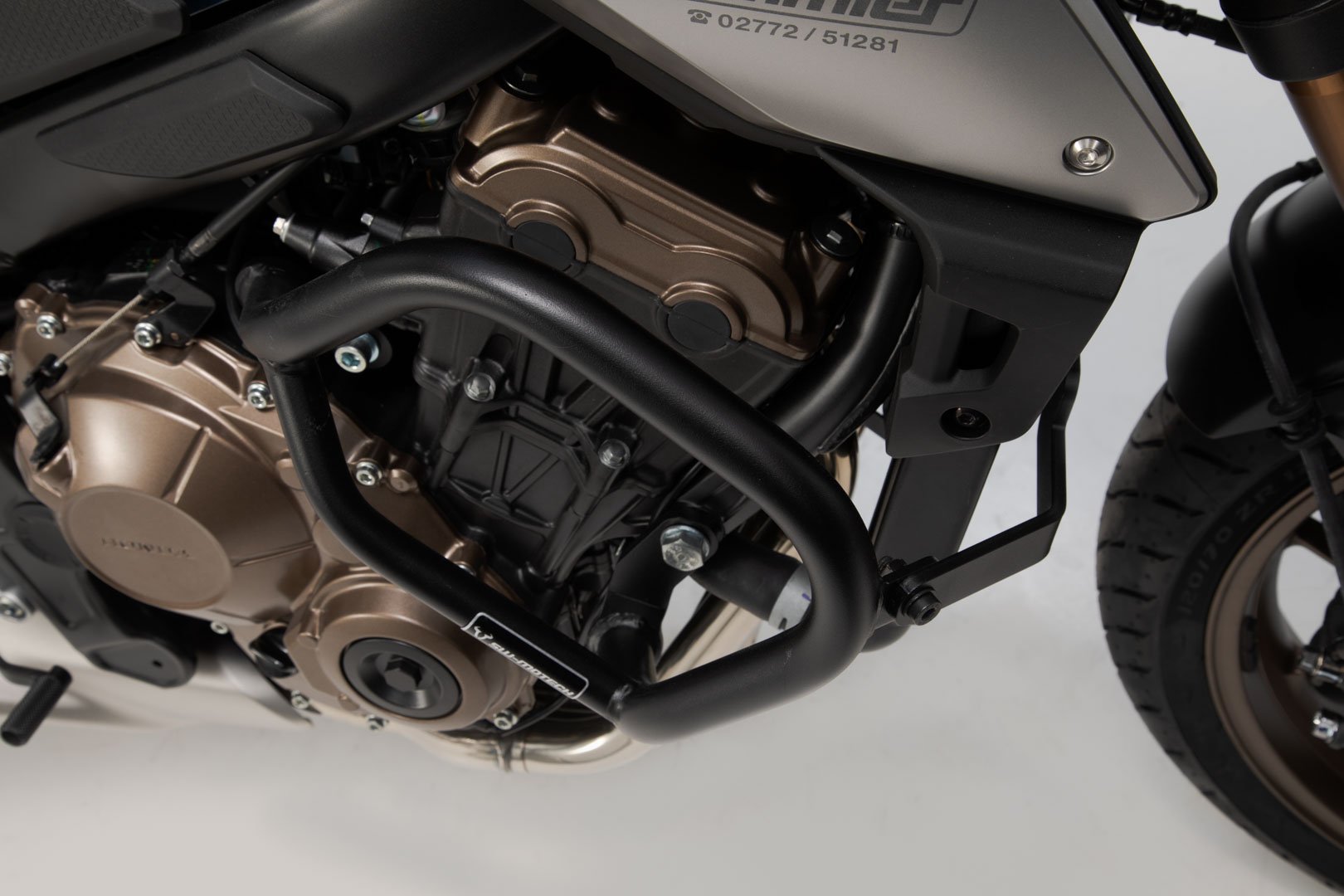 SW-Motech Crash bar - Svart. Honda CB650F (14-18) / CB650R (18-). Figur 4