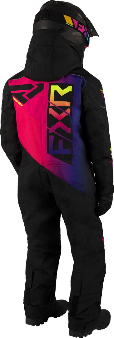 FXR Helium 2023 Costumul de snowmobil Youth One Piece Negru/roz 14 Figura 2