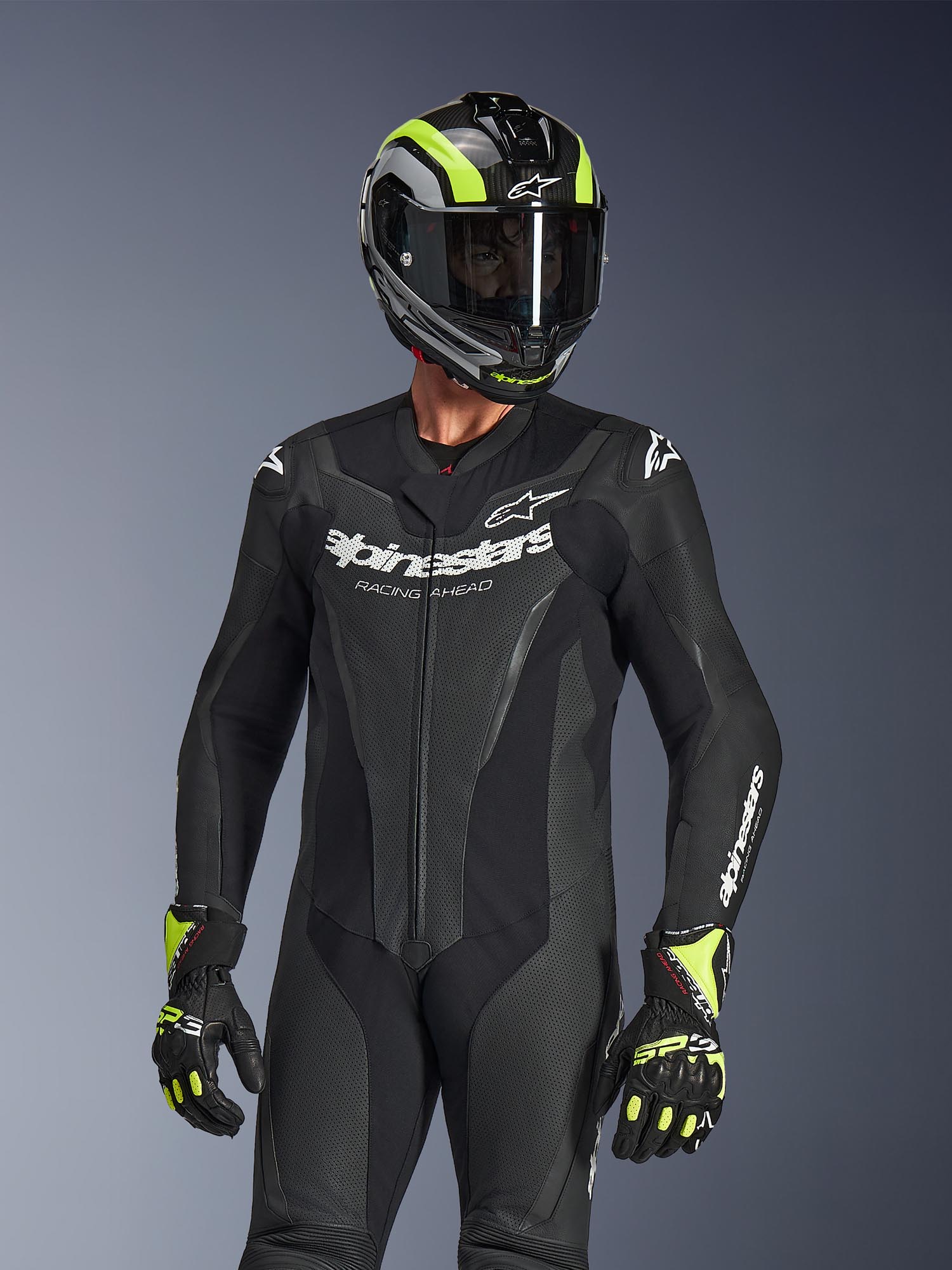 Alpinestars GP Force V2 1-Piece Motorcycle Leather Suit black 46 Figure 9