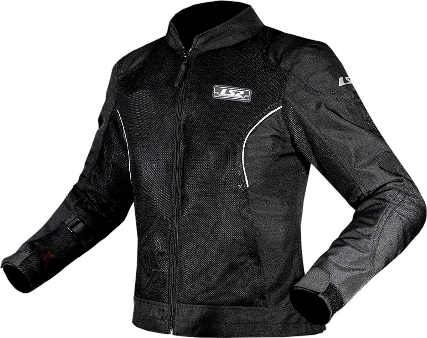 LS2 Airy Damen Motorrad Textiljacke schwarz M Abbildung 1
