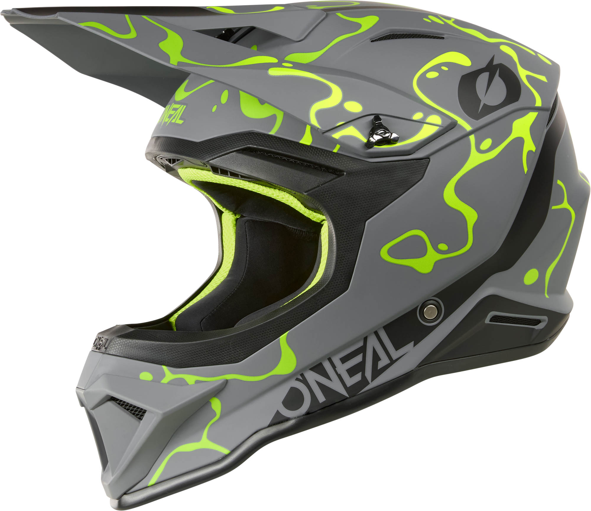 Oneal 1SRS SPLASH Casco de motocross Gris/amarillo neón XL (61/62) Figura 2
