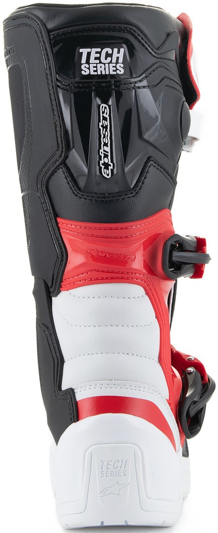 Alpinestars Tech 3S Bottes de motocross pour jeunes Blanc/Noir/Rouge 7 (40,5) Figure 5