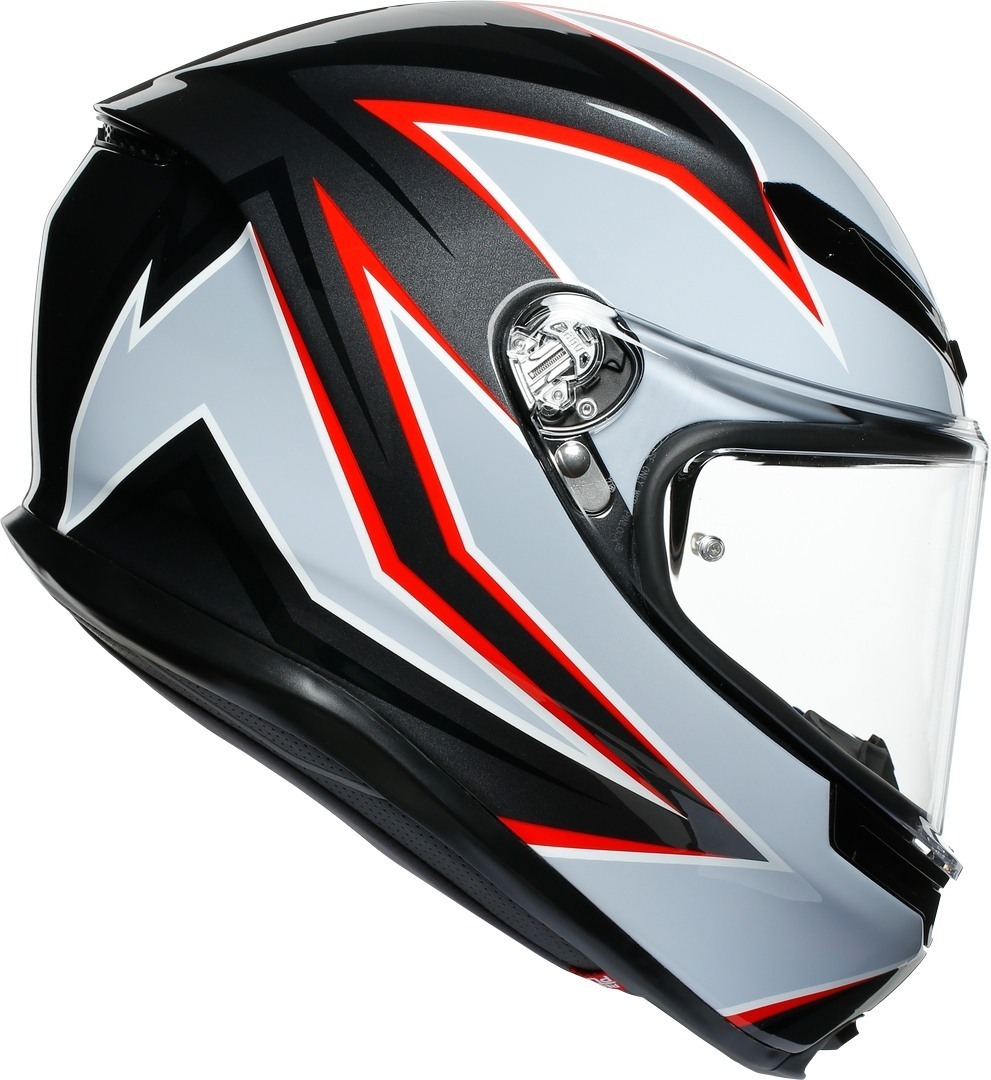 AGV K-6 Flash Helm schwarz matt/grau MS (57/58) Abbildung 7