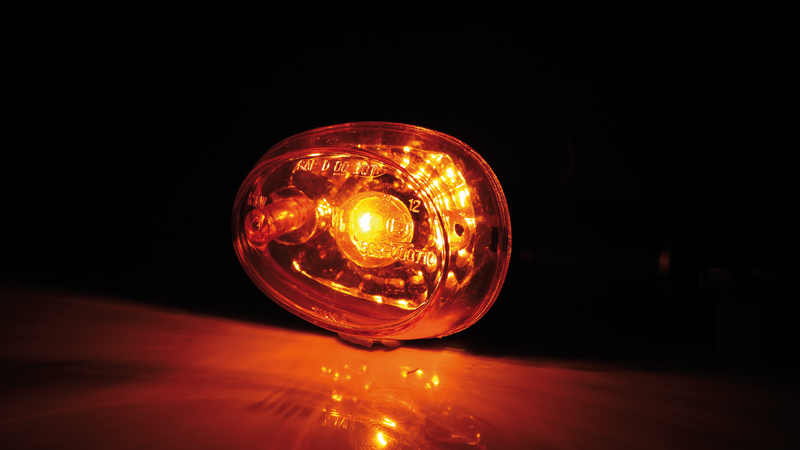 HIGHSIDER Smart Schwarz/Orange Lampindikator Hus Svart / Lens Orange (Par), Fram och Bak Figur 6