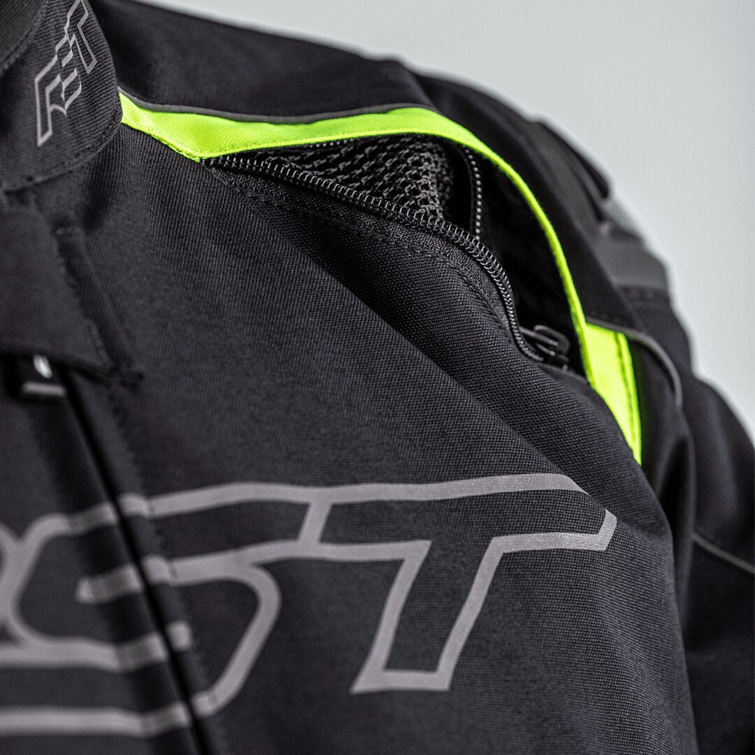 RST Sabre Airbag Motorcycle Textile Jacket black/grey/neon XXL Figure 5