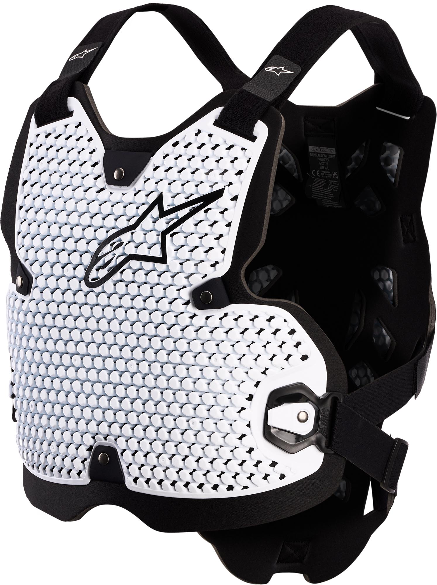 Alpinestars Bionic Action V2 Προστατευτικό γιλέκο λευκό/μαύρο Μ/Λ Γράφημα 1