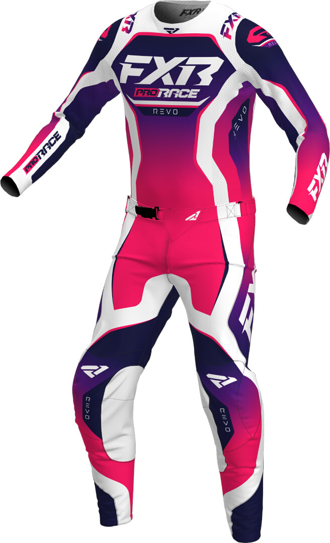 FXR Revo 2025 Tricou de motocross pentru tineret mov/roz M Figura 3
