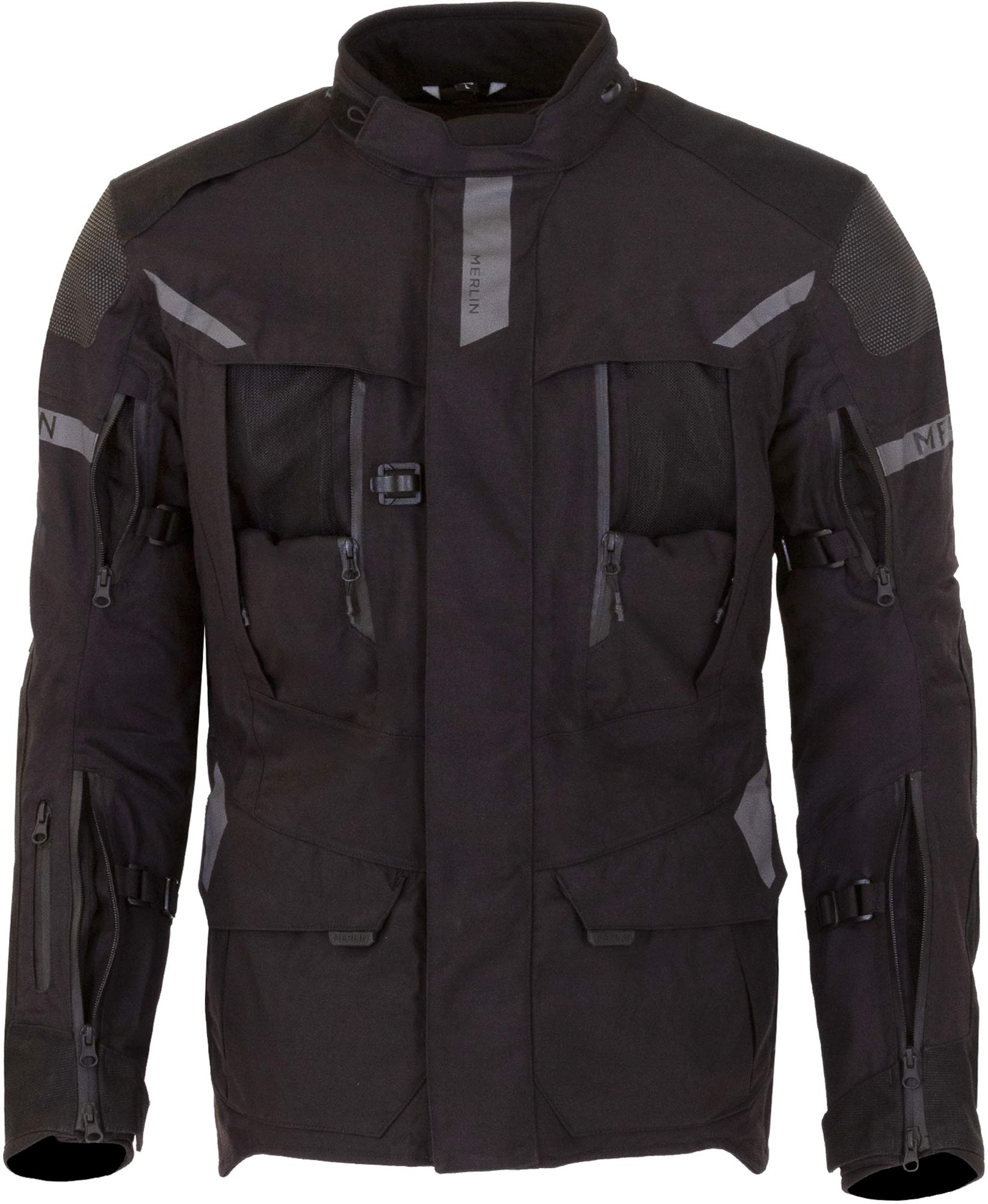 Merlin Akashi Pro D30 Laminated waterproof Motorcycle Textile Jacket black XXL Figure 3