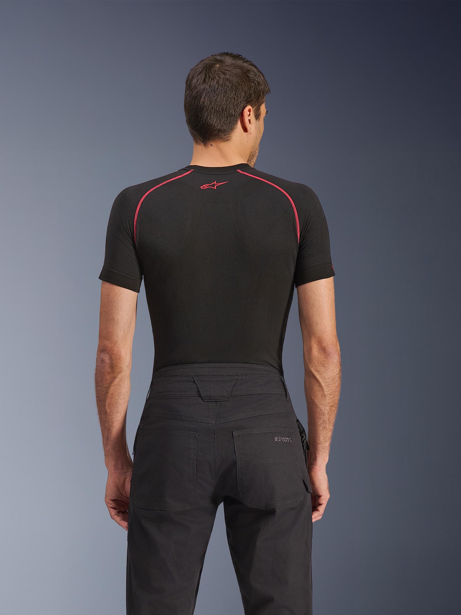Side view of Alpinestars Flex-Ast Canvas Motorcycle Textile Pants