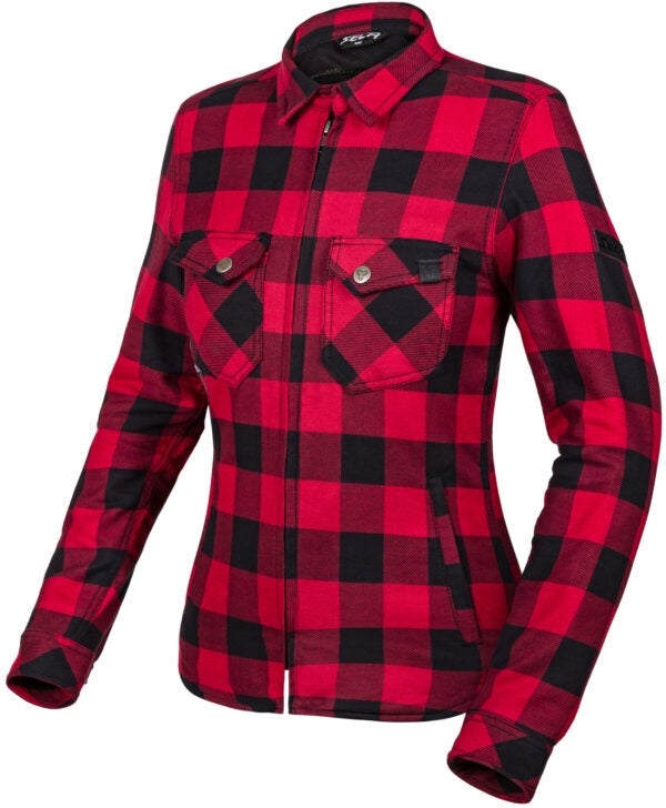Seca Marshal II Dames Motorfiets Shirt Rood XL Figuur 1